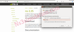 Downloading Ns-3.35 Packages