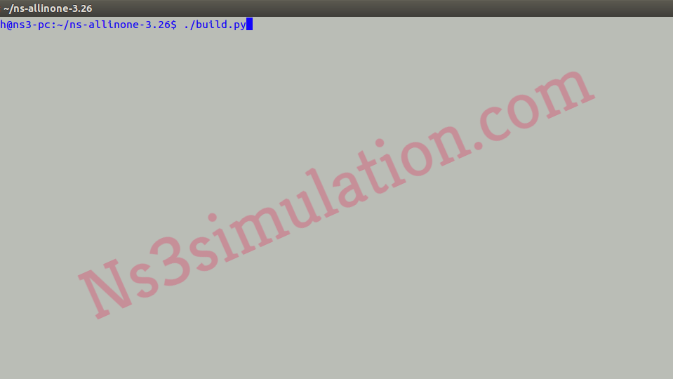 Installation of Ns3 Tool