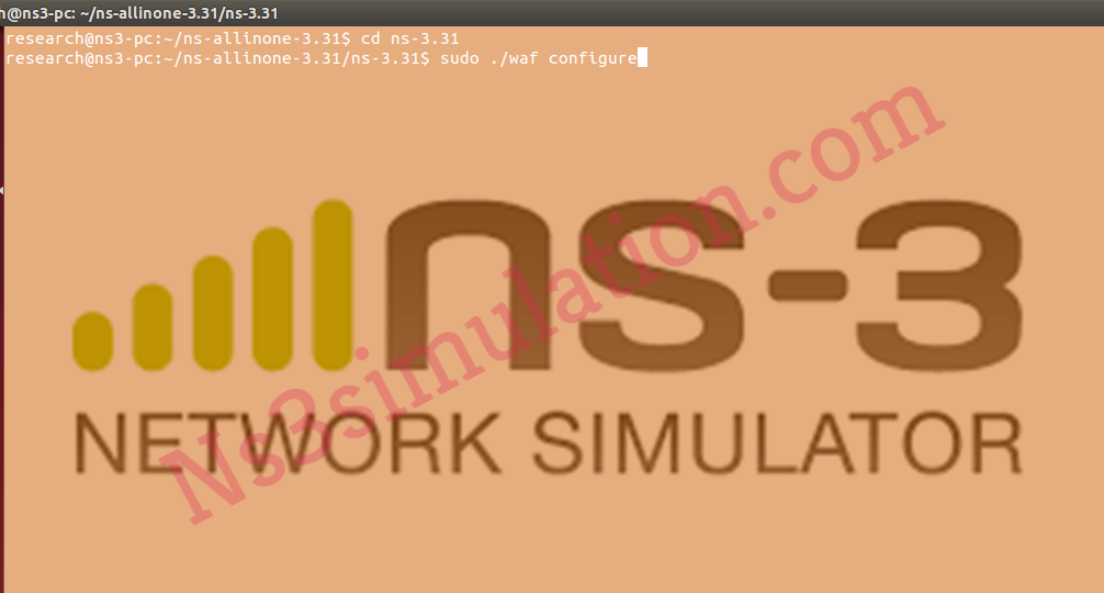 Configuration of Ns3 Packages