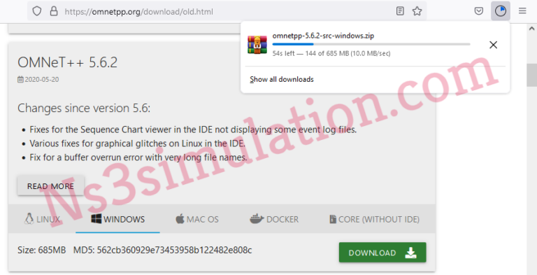 Appropriate Steps for OMNeT++ Installation in Windows