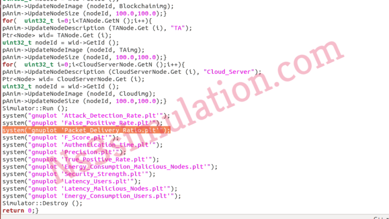Steps to Calculate Packet Delivery Ratio in Ns3