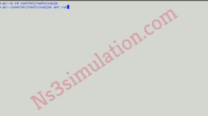 Command Execution to Run Cooja Simulator
