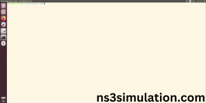 Launching the terminal in the ns-allinone-3_25 Folder