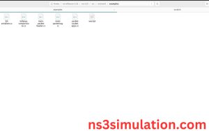 Locate to the ns3-examples-tcp folder