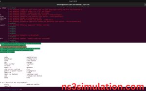 NS-3.35 Configuration && Building Process