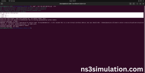 Executing the Example Lte-net-device Program