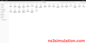 Locate to the ns3-src-lte-examples folder