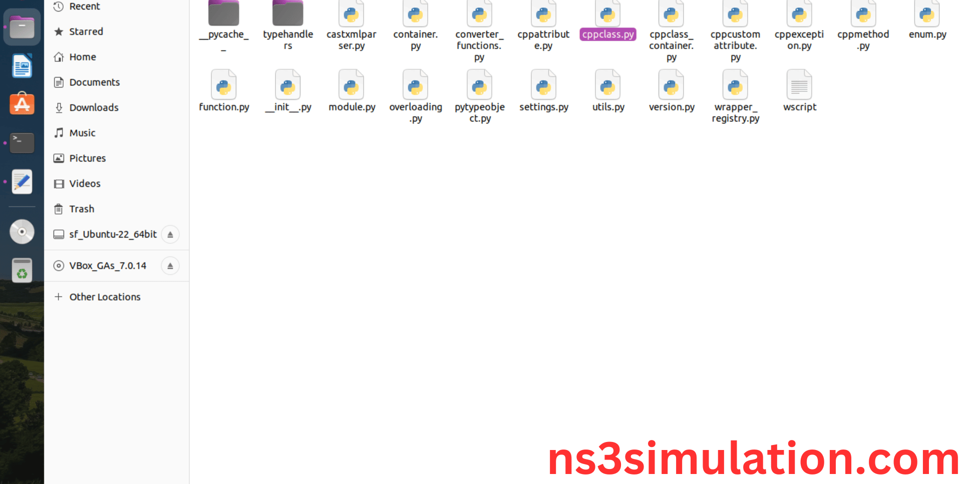 How to install NS 3.35 in UBUNTU