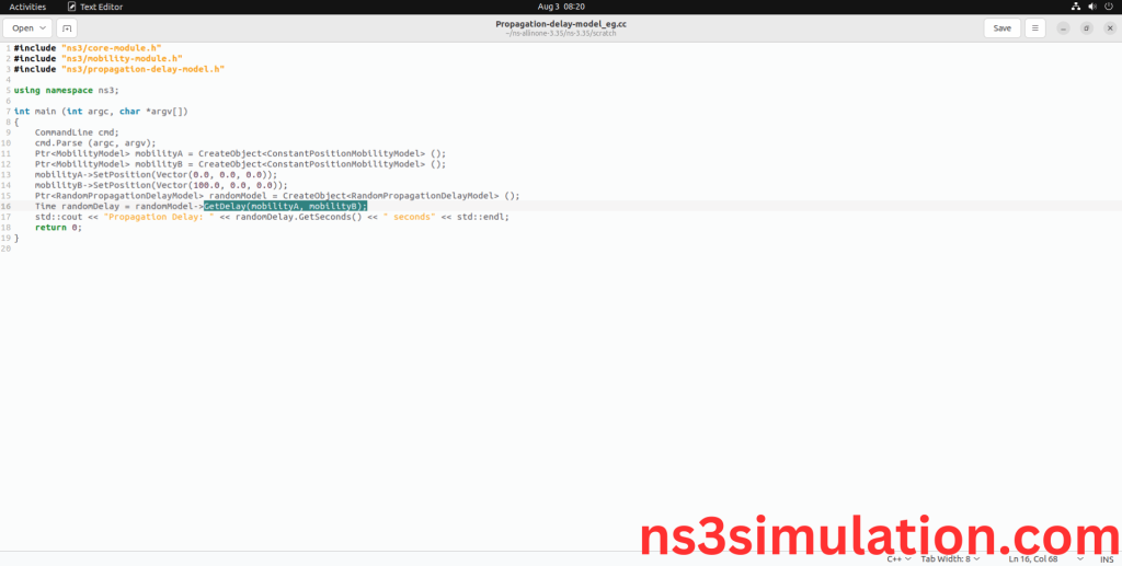 Importing Propagation-delay-model.h