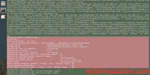 Ns-3_28 Configuring process