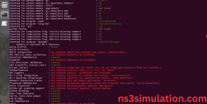 Ns-3_29 Configuring process