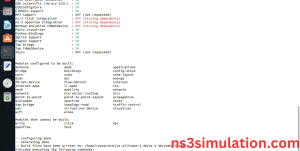 Ns-3_40 Building process
